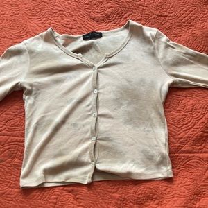 Brown long sleeve shirt